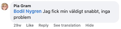 Kommentar från läsare