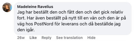 Kommentar från läsare